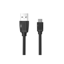 გადამყვანი - USB2.0 A Male to Micro B Male Cable 0.25M Black Vention