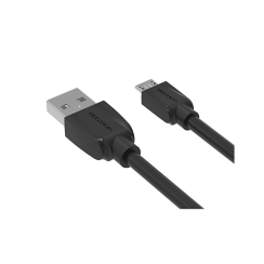 გადამყვანი - USB2.0 A Male to Micro B Male Cable 0.25M Black Vention