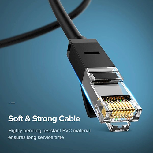 ინტერნეტის კაბელი - Ugreen Cat6 2მ Black