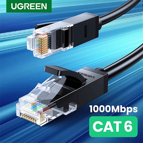 ინტერნეტის კაბელი - Ugreen Cat6 2მ Black