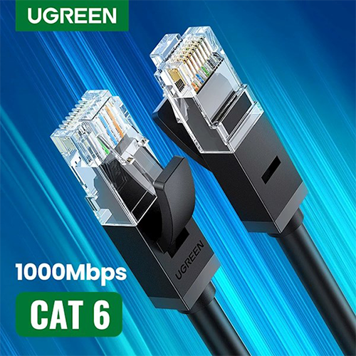 ინტერნეტის კაბელი - Ugreen Cat6 2მ Black