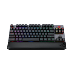 უკაბელო ტენვადი მექანიკური კლავიატურა - Asus Rog Strix Scope RX TKL Deluxe RGB 84key USB EN Black WL BT