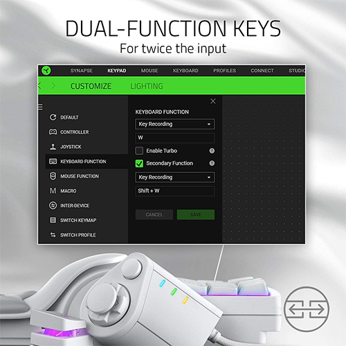 კლავიატურა - Razer Tartarus Pro Analog Optical Mercury