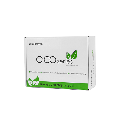 კვების ბლოკი - Chieftec Retail Eco GPE-500S 500 Watt