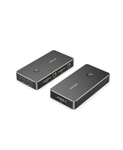 Switch - 2 in 1 Out VGA KVM Switch Black Metal Type Vention