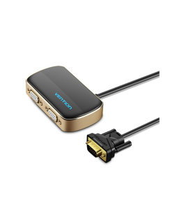 Splitter - In 2 Out VGA Splitter 1M Black Vention