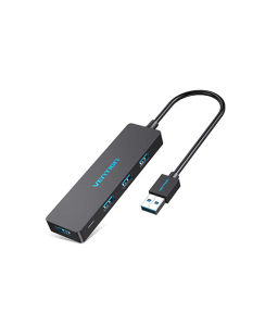 USB HUB - 4 Ports USB 3.0 HUB 0.15M Black Vention