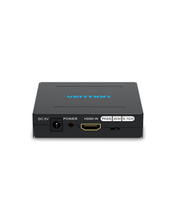 HDMI to HDMI/Optical Fiber Audio/2RCA Audio Converter Black Vention