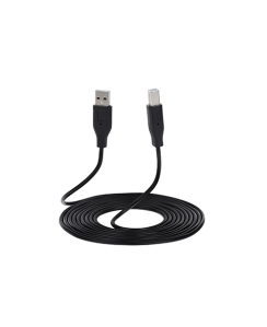 პრინტერი კაბელი - 2E Cable USB 2.0 (AM/BM) DSTP, 3m, black