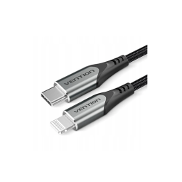 მობილურის კაბელი - USB 2.0 C to Lightning Cable 1M Gray Aluminum Alloy Type Vention