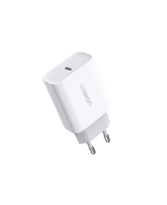 მობილურის დამტენი - Ugreen CD137 Fast Charging Port USB Type C Original Power Adapter with PD 20W EU White
