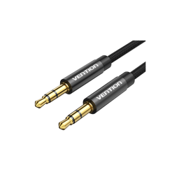 Aux კაბელი - Vention Aux Audio Cable 3.5 mm Male To Male Fabric Braided 3m