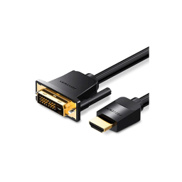 გადამყვანი კაბელი - HDMI To DVI-D კაბელი Vention 15m