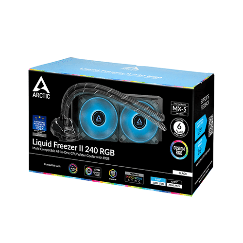 პროცესორის წყლის გაგრილება - Arctic Liquid Freezer II 240 mm RGB