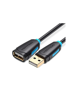 USB დამაგრძელებელი - USB2.0 Extension Cable 2M Black Vention