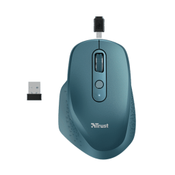უკაბელო ტენვადი მაუსი - Trust Ozza Rechargeable Blue
