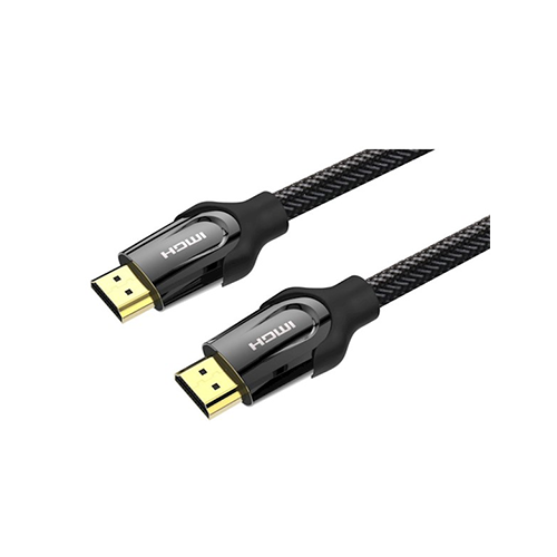 HDMI კაბელი - Vention Nylon Braided HDMI Cable 5მ Black Metal Type