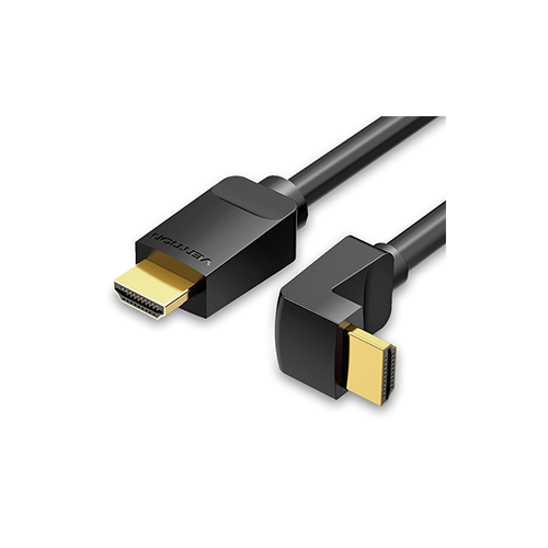 HDMI კაბელი - Vention 3მ Right Angle 90 Degree