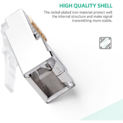 ინტერნეტის კაბელის ჯეკი - Ugreen Cat6 (10 ცალი)