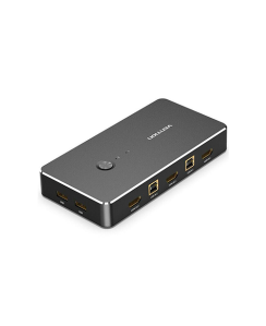 Switcher - 2 in 1 Out HDMI KVM Switch Black Metal Type Vention