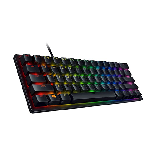 მექანიკური კლავიატურა - Razer Huntsman Mini Purple Switch USB US RGB Black