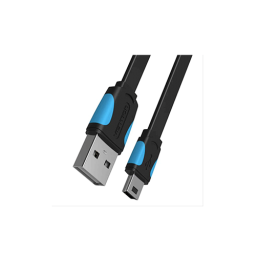 გადამყვანი - Flat Mini USB 2.0 Cable Vention