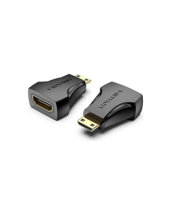 გადამყვანი - Mini HDMI Male to HDMI Female Adapter Black Vention