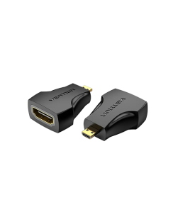 გადამყვანი - Micro HDMI Male to HDMI Female Adapter Black Vention