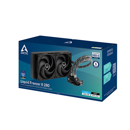 პროცესორის წყლის გაგრილება - Arctic Liquid Freezer II 280 mm Black