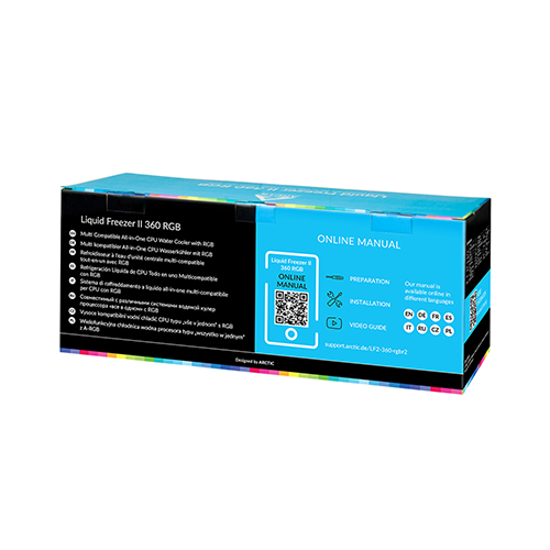 პროცესორის წყლის გაგრილება - Arctic Liquid Freezer II 360 mm ARGB