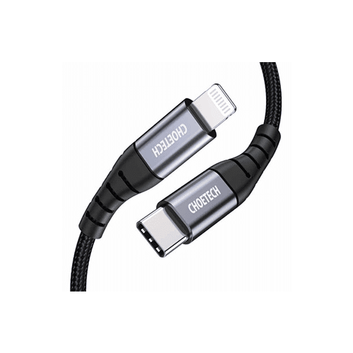 მობილურის კაბელი - Choetech IP0039 1.2m type-c to lightening MFI nylon braid cable