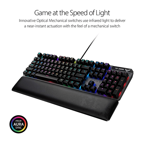 მექანიკური კლავიატურა - Asus Tuf Gaming K7