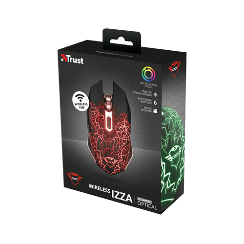 უკაბელო მაუსი - Trust Izza GXT 107