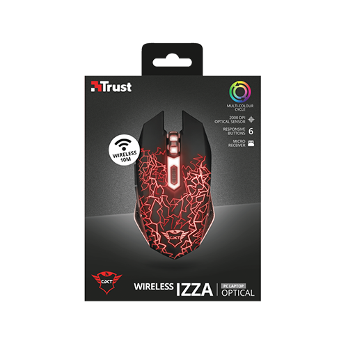 უკაბელო მაუსი - Trust Izza GXT 107