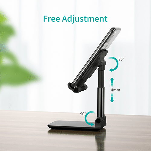 მობილურის დამჭერი - Choetech H88-BK Floable Phone Desk Holder Black