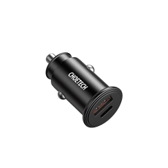 მანქანის დამტენი - Choetech TC0006 Dual USB-A / Type-C PD3.0 30w Car Charger