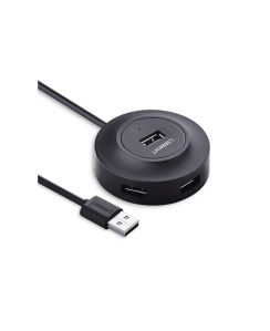 USB Hub 4 Port – Ugreen CR106 1 M Black