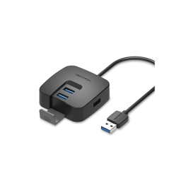 USB Hub 4 Port - Vention CHBBB 4 Ports USB 3.0 Hub 0.15M Black