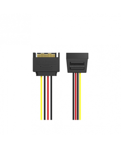 გადამყვანი - Vention Sata 15P Power Extension Cable 0.3M Black
