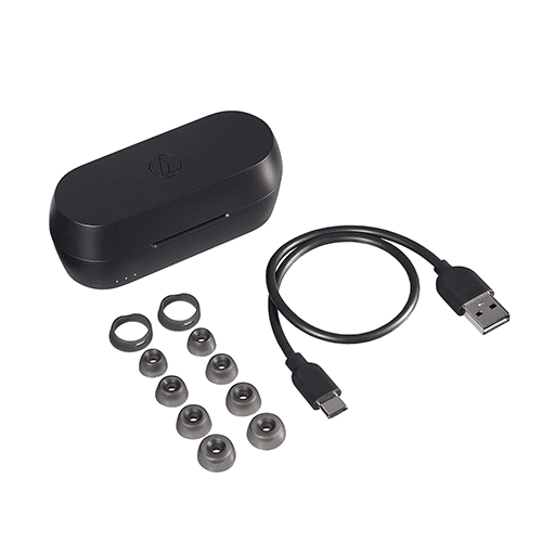 მობილურის Bluetooth ყურსასმენი - Audio-Technica ATH-CKS5TW Black -