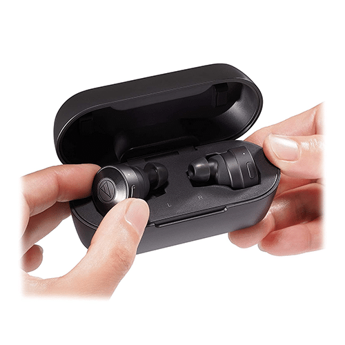 მობილურის Bluetooth ყურსასმენი - Audio-Technica ATH-CKS5TW Black -
