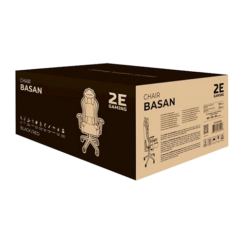 კომპიუტერის სკამი - 2E Gaming Chair Basan II Black-Red