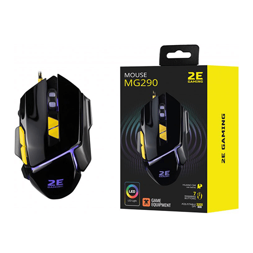 მაუსი - 2E MG290 LED USB Black