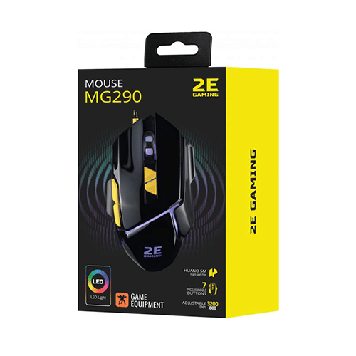 მაუსი - 2E MG290 LED USB Black