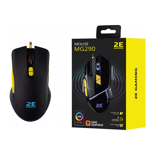 მაუსი - 2E MG300 RGB USB Black