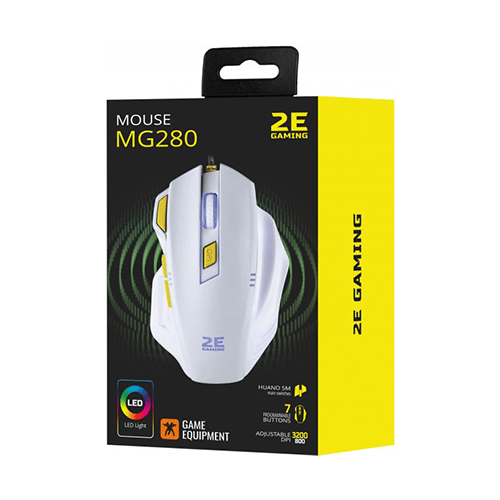 მაუსი - 2E MG280 Led USB White