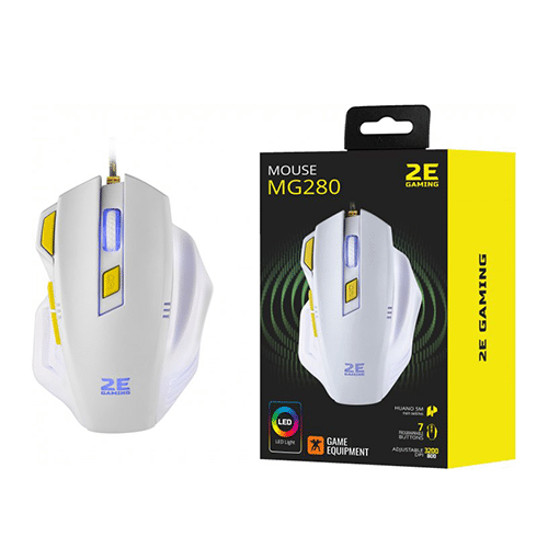 მაუსი - 2E MG280 Led USB White