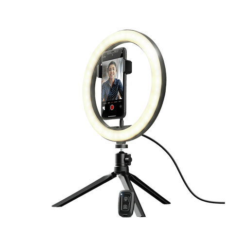 ტრიპოდი - Trust Maku Ring Light Vlogging Kit