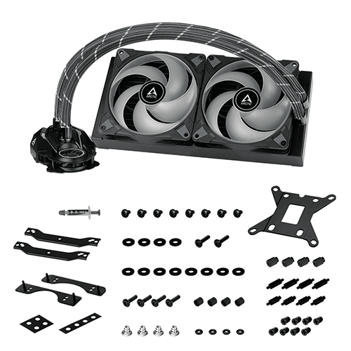 პროცესორის წყლის გაგრილება - Arctic Liquid Freezer II 280 mm ARGB Black