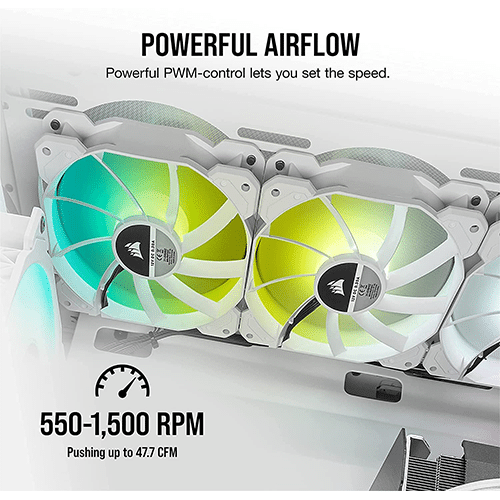 ქეისის გაგრილება - Corsair Icue SP120 RGB Elite Triple Fan Kit - 3x120 Fan